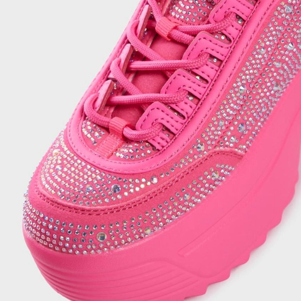 TOUCH OF CLASS RHINESTONE  Platform Sneakers ( BRAND NEW !!!) - Picture 3 of 6